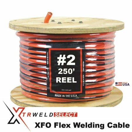 XTRWELD SELECT XTRweld Cable Select, XFO, 600V, #2 AWG, 250' WCSN2XFO-250
